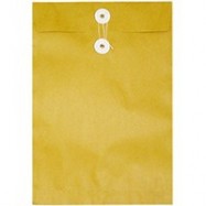 Envelope w/String 9"x13" Brown