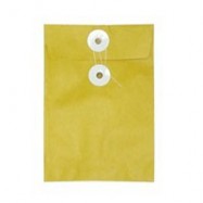 Envelope w/String 5"x10" Brown