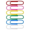 Round Paper Clip 1.3" 33mm 150's Assorted Colors