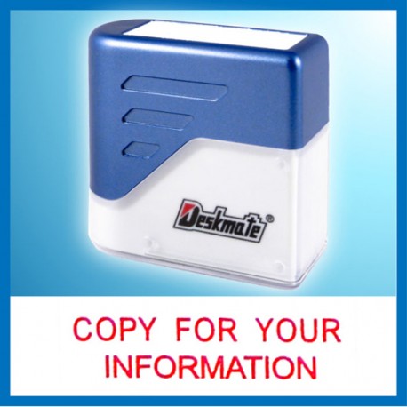 Deskmate KE-C22 COPY FOR YOUR INFORMATION Pre-Inked Chop