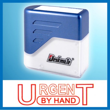 Deskmate KE-U03 URGENT BY HAND Pre-Inked Chop