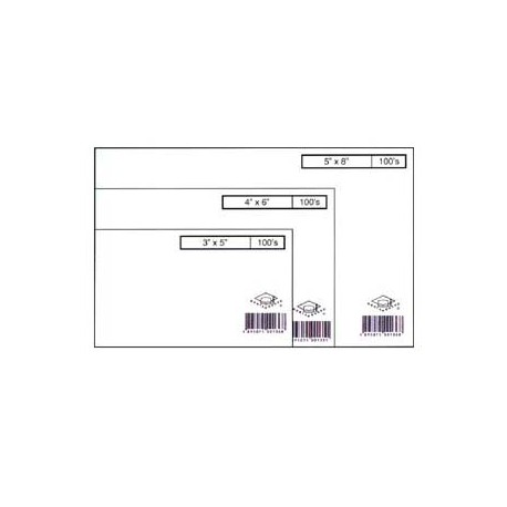 資料卡 空白 4吋x6吋 100張 白色