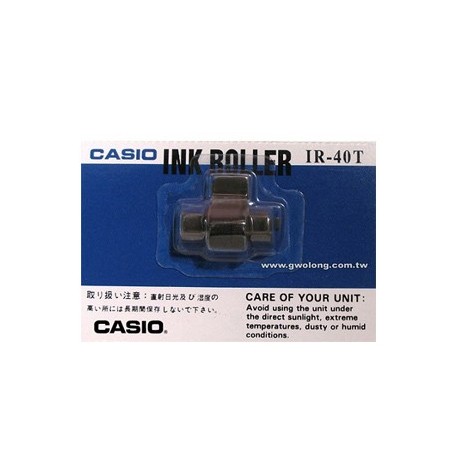 Casio IR-40T Calculator Ink Roll 2Colors Black and Red