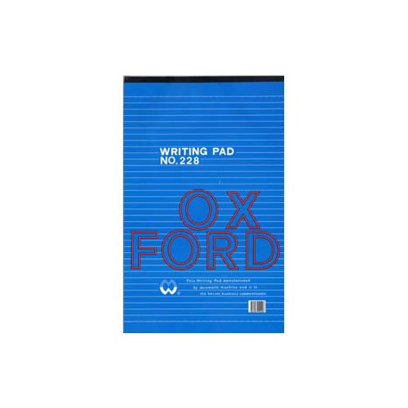Oxford 228 Writing Pad Single Line Ruled F4 50Pages