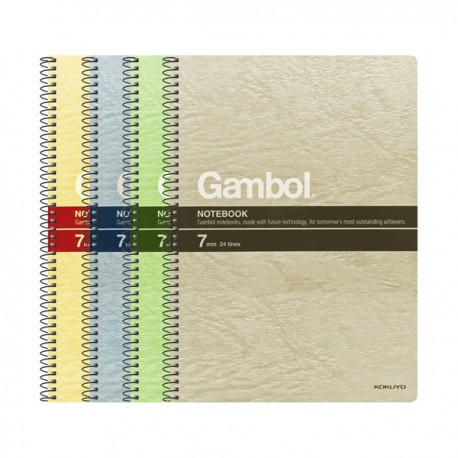 Gambol S5807 Twins Wire Ring Note Book A5 6"x8" 80Pages