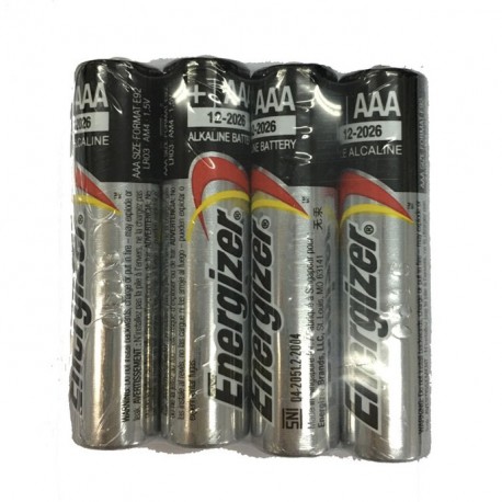 Energizer Alkaline Battery 3A 4pcs Shrink Plastic Bag