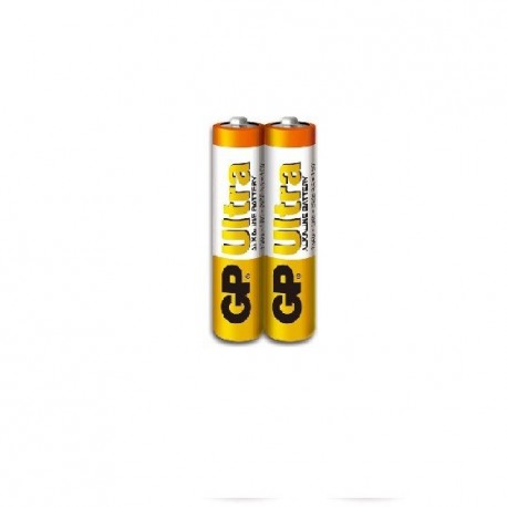 GP Ultra Alkaline Battery 3A 2pcs Shrink Plastic Bag