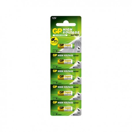 GP 23AE Ultra Alkaline Battery High Voltage 12V 5pcs