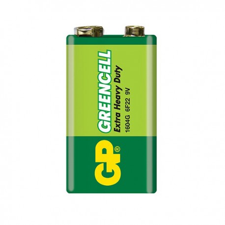 GP Greencell Battery 9V Shrink Plastic Bag
