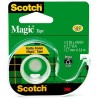 3M Scotch 104 Magic Tape w/Dispenser 1/2"(12mm)x12.5yds