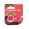 3M Scotch 144 Transparent Tape w/Dispenser 1/2"(12mm)x12.5yds