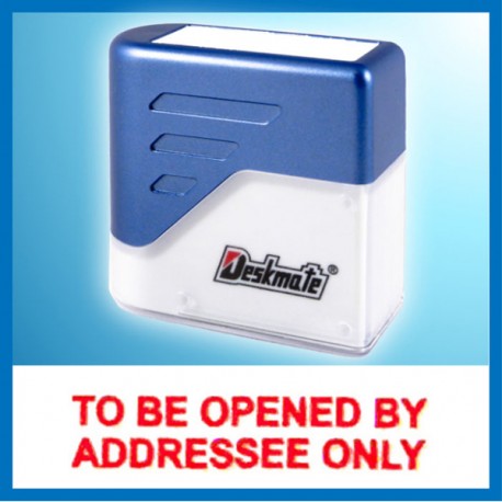 Deskmate KE-T07 TO BE OPENED BY ADDRESSEE ONLY Pre-Inked Chop