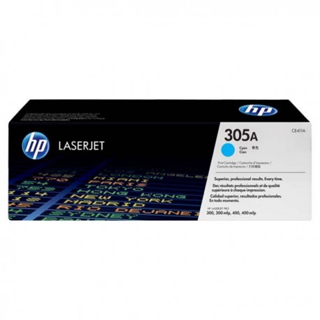 HP CE411A 305A Toner Cartridge Cyan