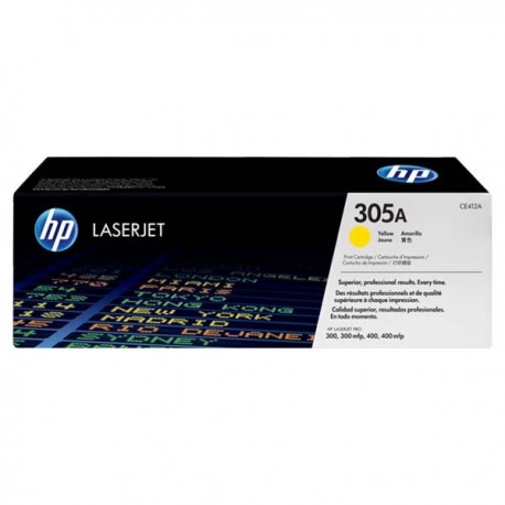 HP CE412A 305A Toner Cartridge Yellow