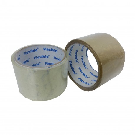 Blue Flexible OPP Packing Tape 2"x25yds Brown