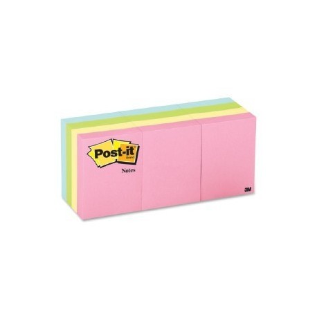 3M Post-it 653-AST Note 1.5"x2" 12Pads Ultra Colors