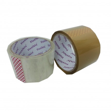 Purple Flexible OPP Packing Tape Thick 2"x25yds Clear