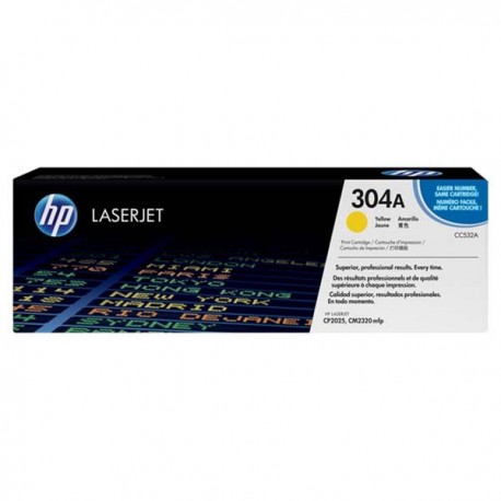 HP CC532A 304A Toner Cartridge Yellow