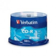 Verbatim CD-R Disc 700MB 52x 50's Cake Pack