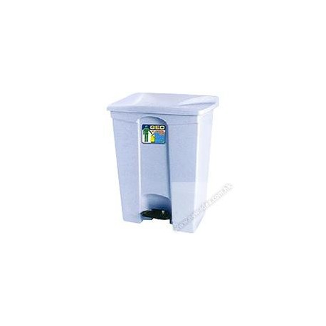 GEO 70 Rectangular Step On Rubbish Bin 70Litre Grey