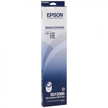 Epson S015531/S015086 Printer Ribbon For LQ-2180 Black