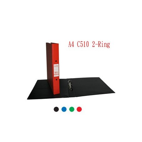 Database C510 2D Ring Binder A4 25mm Black,Blue,Green,Red