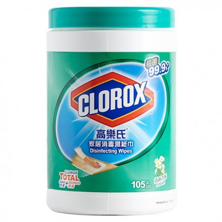 Clorox Disinfect Wipes Fresh Scent 105's