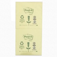 3M Post-it 654-1 Note Recycled 3"x3" Yellow
