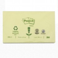 3M Post-it 655-1 Note Recycled 3"x5" Yellow