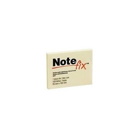 3M Note fix NF3 Self-Stick Removable Note 1-1/2"x2" 12Pads Yellow