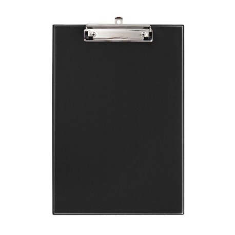 Plastic Clip Board F4 Black