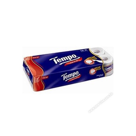 Tempo Bathroom Tissue Roll 3-Ply Neutral 12Rolls