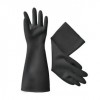 Industrial Rubber Gloves Medium Black