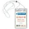 Smartmax SM-7654 Name Badge w/String 105mmx72mm Vertical