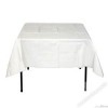 Table Cloth 51"x51" 50Sheets White