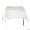 Table Cloth 66"x66" 50Sheets White