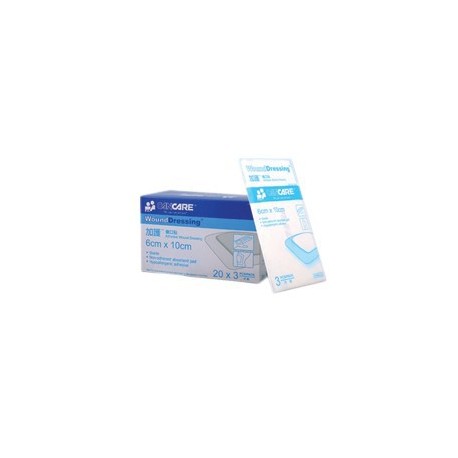 Cancare Adhesive Wound Dressing 6cmx10cm 3's
