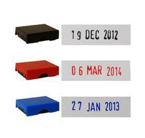 S-300-7 Blue/Red Replacement Pad for Shiny Date Stamp S-303 