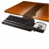 3M AKT-150LE Adjustable Ergonomic Under Desk Mount Keyboard Tray w/Mouse Pad