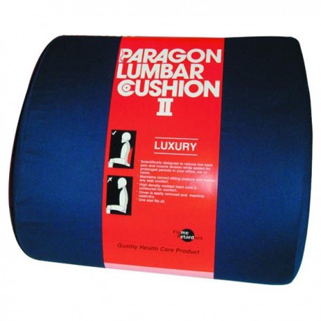 Paragon PA-002 Lumbar Cotton Back Support Cushion Blue