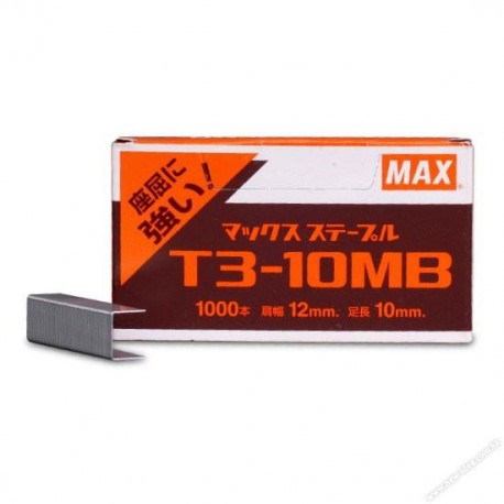 Max T3-10MB Gun Tacker Staples 10mm 1000's