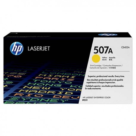 HP CE402A 507A Toner Cartridge Yellow