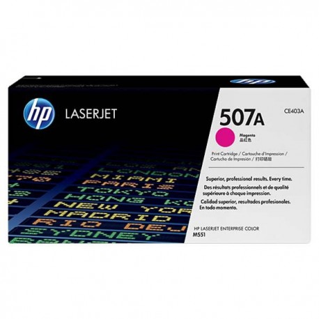 HP CE403A 507A Toner Cartridge Magenta