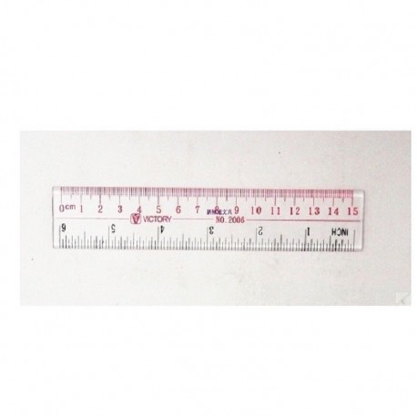 Plastic Ruler 6"