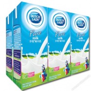 Dutch Lady UHT Plain Milk 225ml 6Packs