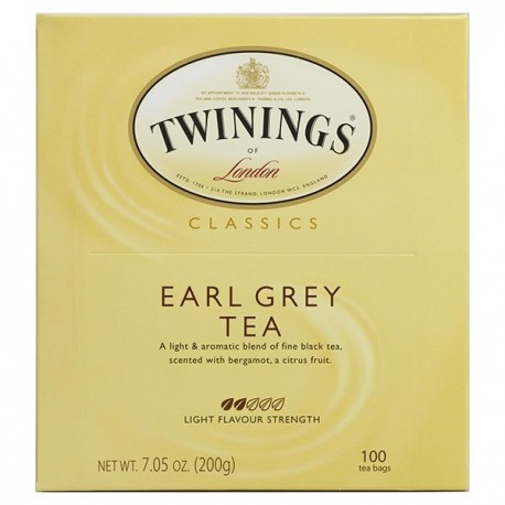 Twinings Teabags Earl Grey Tea 100's