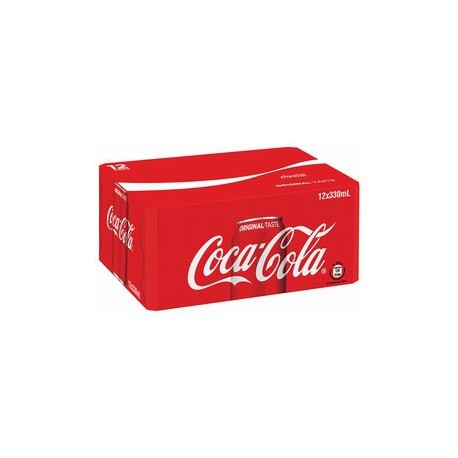 Coca-Cola Soft Drink Regular 330ml 12Cans