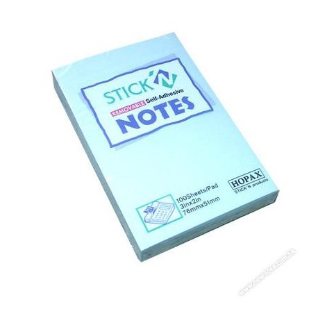 Stick-N 21146 Note 2"x3" Blue