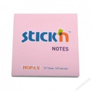 Stick-N 21148 黏貼便條紙 3吋x3吋 粉紅色