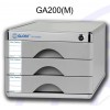 地球牌 GA200M 桌上型文件櫃連鎖 三層 A4 